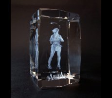 Photo3: Premium Laser Crystal Figure Collection: Lynn (3)