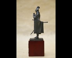 Photo2: Classic Historical Statue- Oda Nobunaga Standing and Praying*Only limited pcs left  (2)