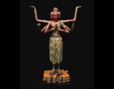 Photo1: Japanese Buddhism Art -Asura Statue- (1)