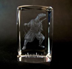 Photo1: Premium Laser Crystal Figure Collection: Snake (1)