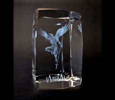 Photo3: Premium Laser Crystal Figure Collection: Arrow (3)