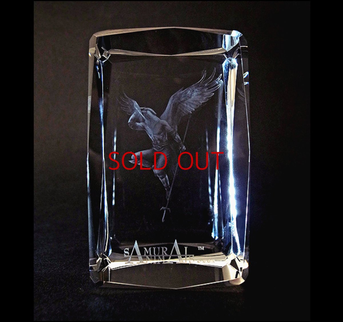 Photo1: Premium Laser Crystal Figure Collection: Arrow (1)