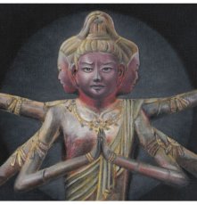 Photo2: Japanese Giclee Fine Art -The statue of Ashura - (2)