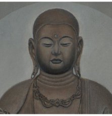 Photo2: Japanese Giclee Fine Art -The statue of Ksitigarbha Buddha - (2)