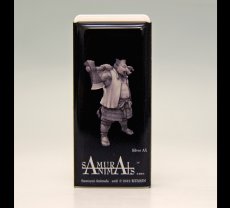 Photo1: SAMURAI ANIMALS-  FRISK  Mint Tablet Case Cover Silver Ax  the Wild Boar Samurai *Stopped Production (1)