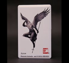 Photo1: SAMURAI ANIMALS-  Card Type USB Flash Drive (4GB) Arrow  the Bird Samurai *Stopped Production (1)