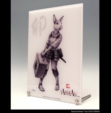 Photo3: SAMURAI ANIMALS-  Acrylic Panel Series - Nina *Stopped Production (3)