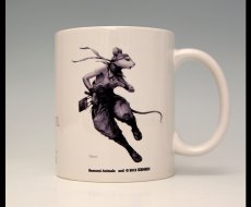 Photo1: SAMURAI ANIMALS-  Mug - Hanzo the Rat Samurai  *Stopped Production. (1)