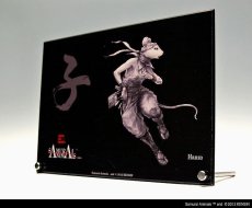 Photo3: SAMURAI ANIMALS-  Acrylic Panel Series -Hanzo *Stopped Production (3)