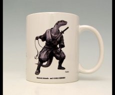 Photo1: SAMURAI ANIMALS-  Mug - Snake the Snake Samurai *Stopped Production. (1)