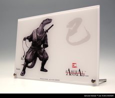 Photo3: SAMURAI ANIMALS-  Acrylic Panel Series -Snake *Stopped Production (3)