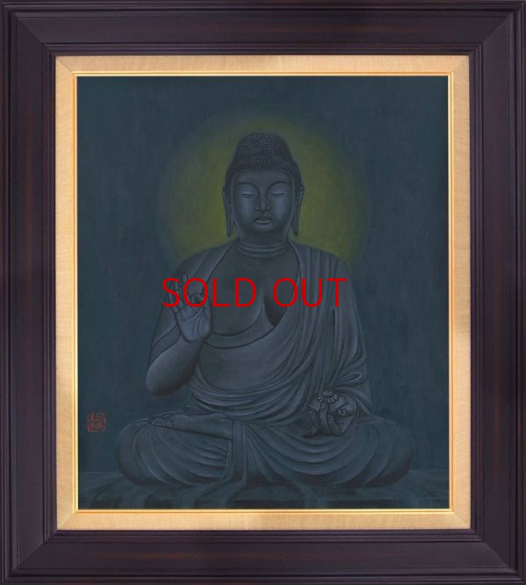 Photo1: Japanese Giclee Fine Art -The statue of Vairocana Buddha- (1)