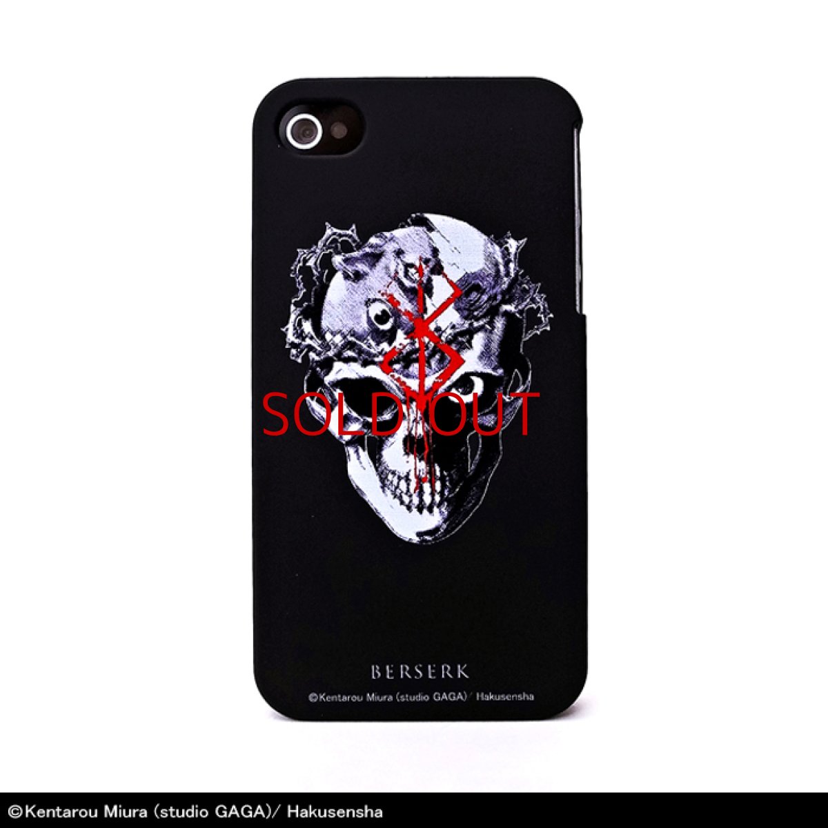 Photo1: No.321 Berserk iPhone4/4S Case - Skull Knight *Black version - *Sold out! (1)