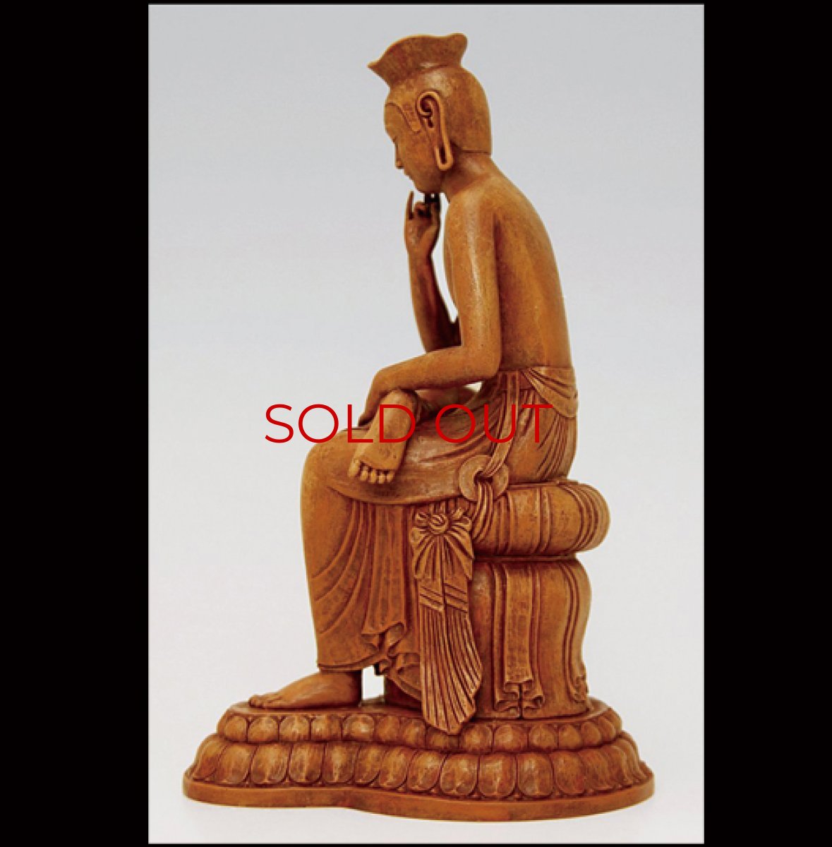 Photo4: Japanese Buddhism Art -Maitreya Buddha- (Miroku Bosatsu) (4)