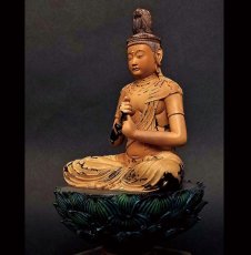 Photo3: Japanese Buddhism Art -Mahavairocana Buddha- (Dainichi-nyorai) *Goshuin attached (3)