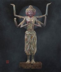 Photo1: Japanese Giclee Fine Art -The statue of Ashura - (1)