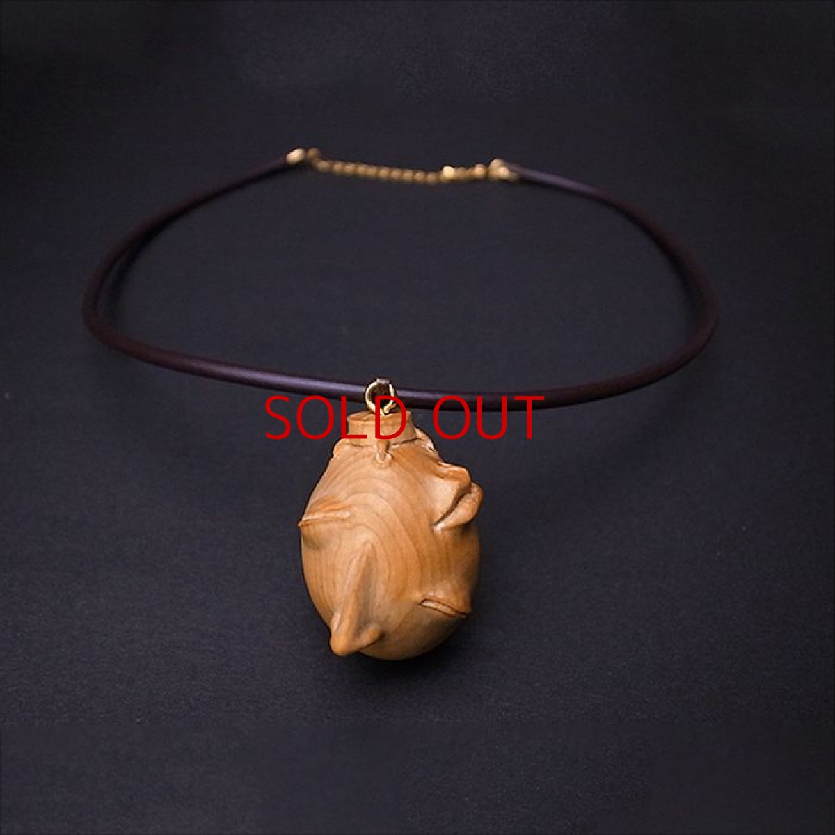 Photo1: No.340 Beherit Pendant -2014 Wood Carving Version- *Sold out* (1)
