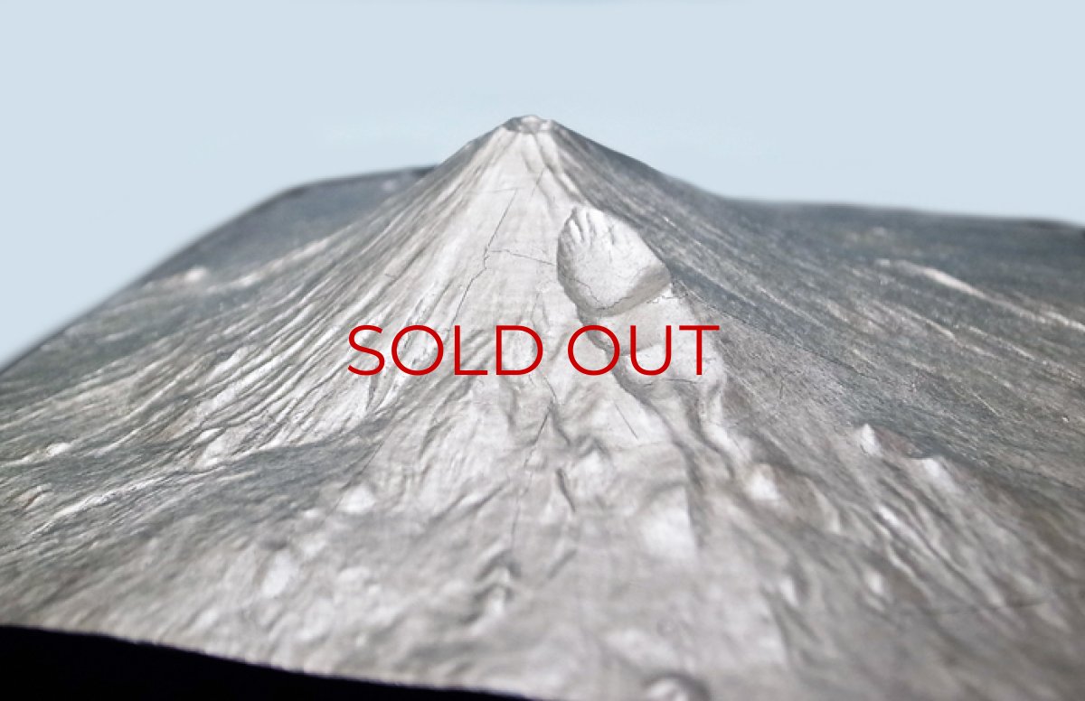 Photo4: Mount Fuji -The Spiritual Peak of Japan - Silver Leaf Covered Version (4)