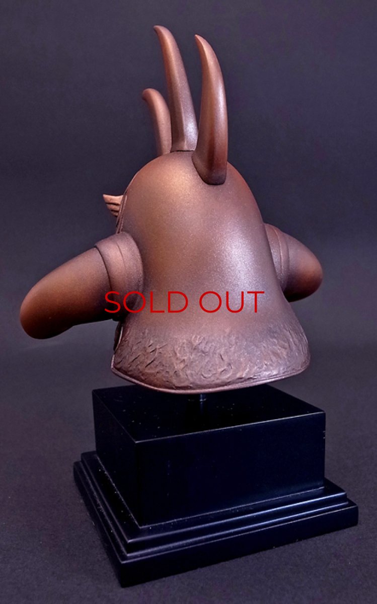 Photo3: FIST OF THE NORTH STAR -RAOH's Helmet- Brass Version*few pcs in stock!! (3)