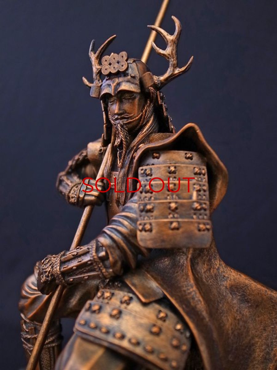 Photo2: Classic Historical Statue - Yukimura Sanada *Bronze Color Version (2)
