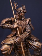 Photo3: Classic Historical Statue - Yukimura Sanada *Bronze Color Version (3)