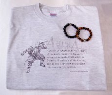 Photo5: SAMURAI ANIMALS - Silver Bracelet & T-Shirt - Set Version (5)