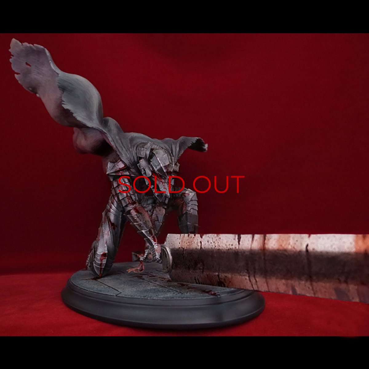 Photo2: No.387 Guts 1/6 Scale -Berserk: Slash- *Splashing Blood Version *sold out. (2)