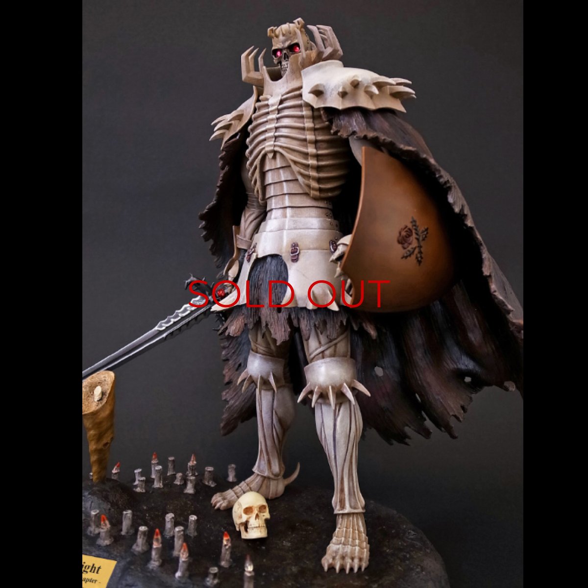 Photo3: No.383 Skull Knight Birth Ceremony Chapter -White Repainted Skeleton- *Sold out*  (3)