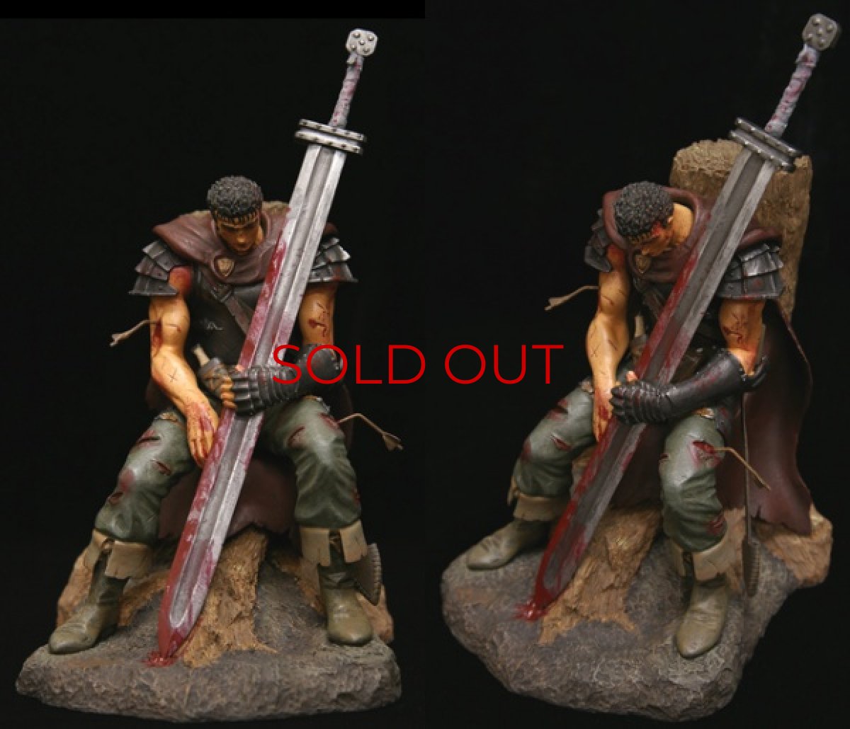 Photo2: No. 187-2 Auction of BERSERK ZODD&WYALD Exclusive Version 2 /Guts:The Hundred Man Killer Set (2)