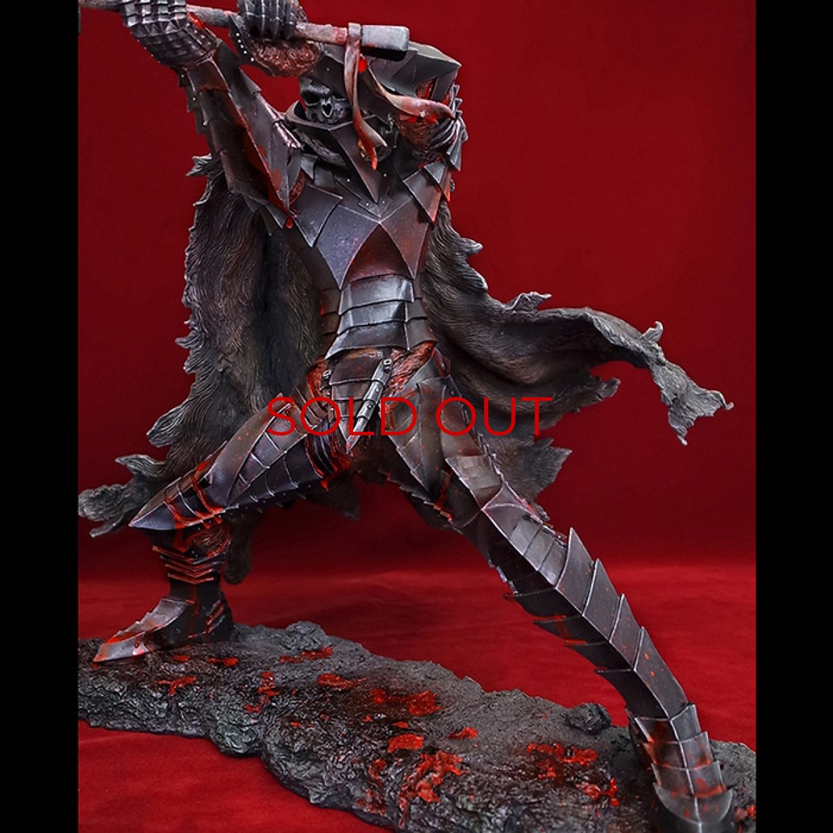Photo3: No. 416 Blood Repainting Option for No. 415 Armored Berserk: Skull Helmet Version*Bloody Version (Available until February 29th) *Sold out* (3)