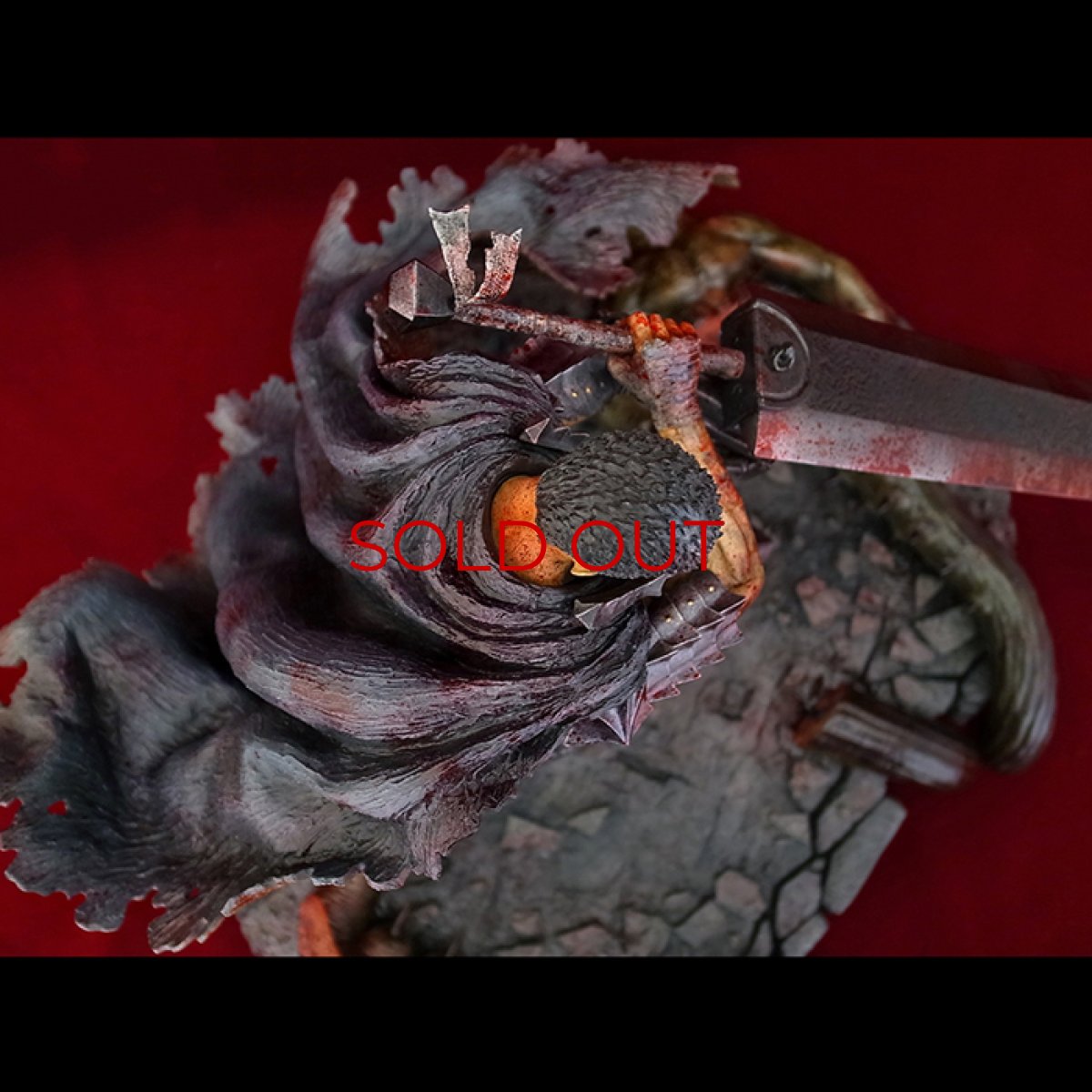 Photo4: No. 417 Guts -The Spinning Cannon Slice 2016- 1/6 Scale Limited Edition I *Bloody Splatter Version*Sold Out!! (4)