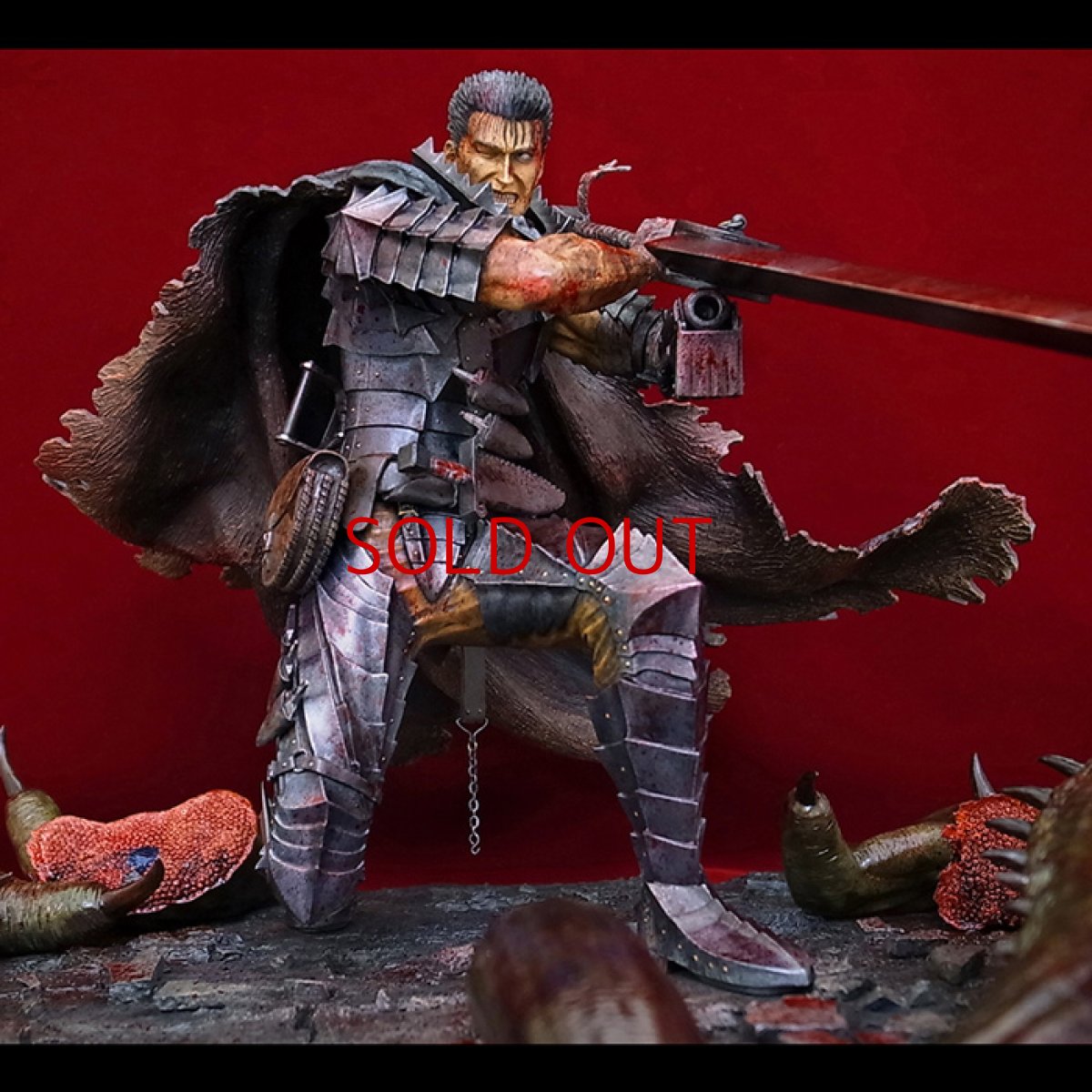 Photo1: No. 417 Guts -The Spinning Cannon Slice 2016- 1/6 Scale Limited Edition I *Bloody Splatter Version*Sold Out!! (1)