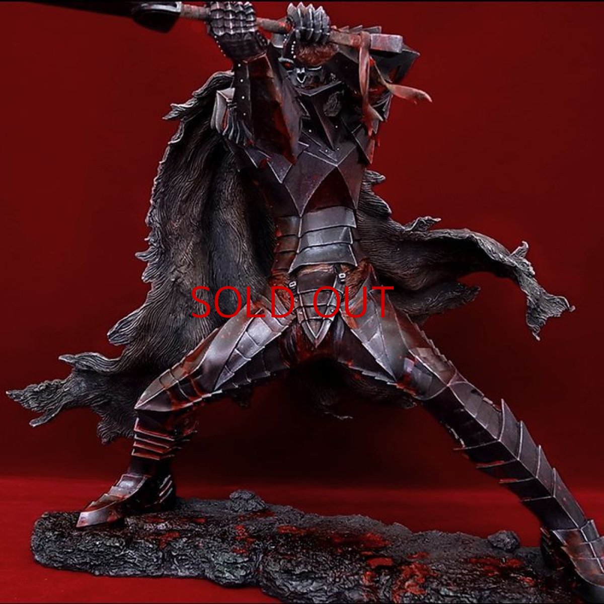 Photo1: No. 420 Armored Berserk: Skull Helmet Version*Bloody Repainting (with red crystal parts present)*Sold Out!! (1)