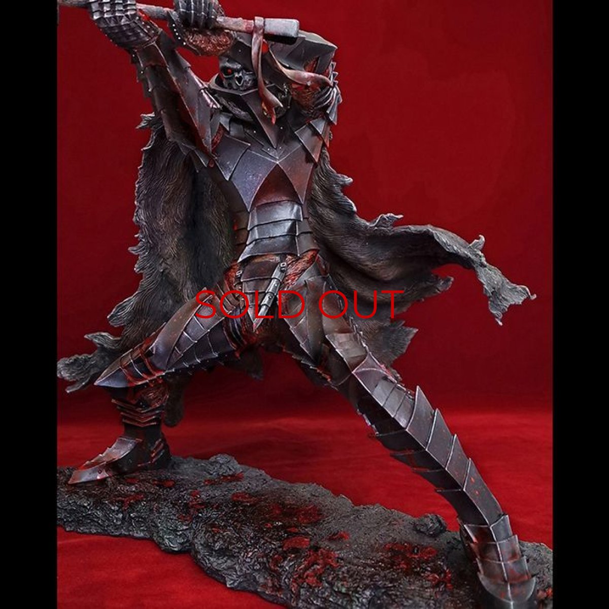 Photo3: No. 420 Armored Berserk: Skull Helmet Version*Bloody Repainting (with red crystal parts present)*Sold Out!! (3)