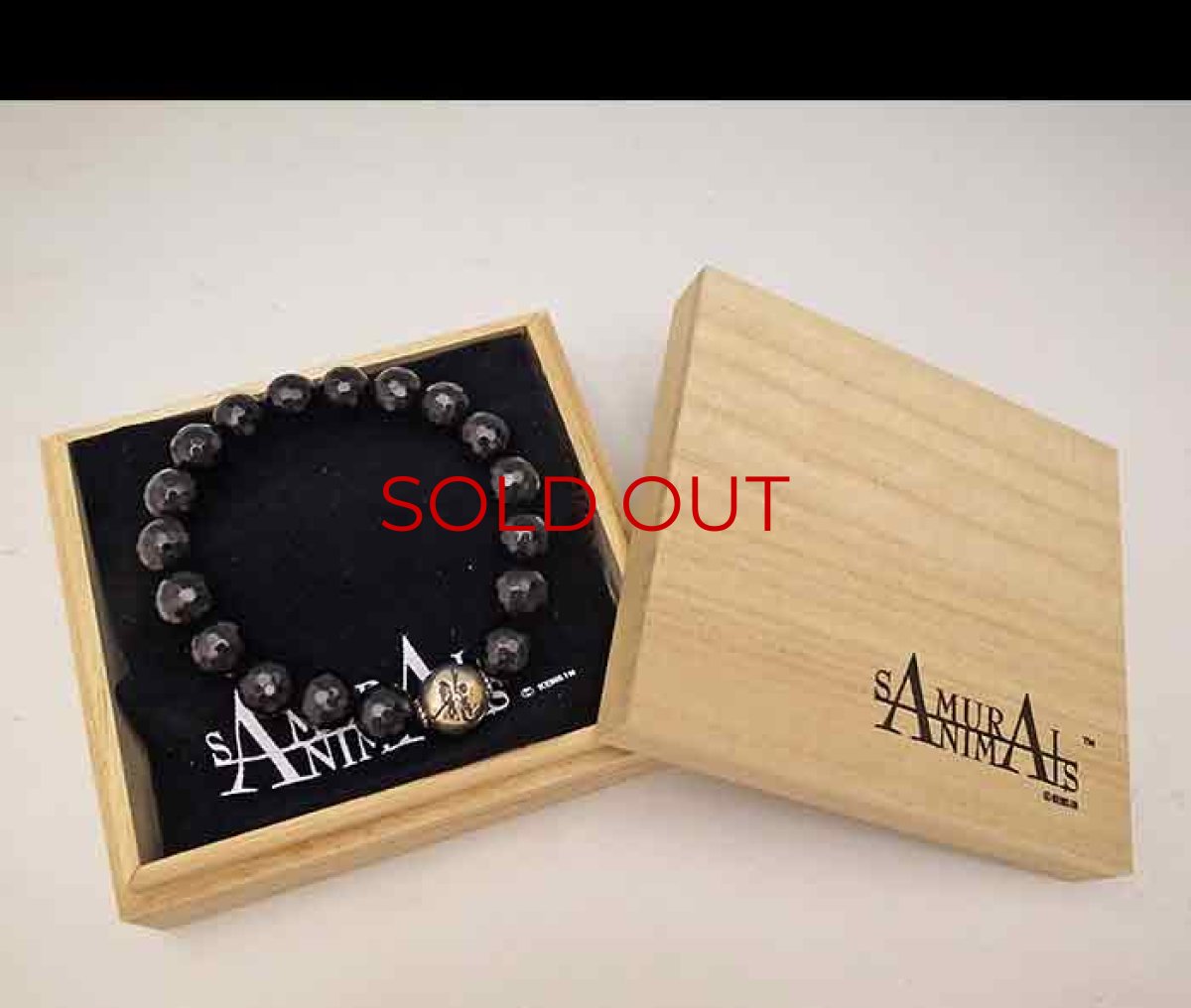 Photo6: SAMURAI ANIMALS - Silver Bracelet - *Onyx Stone/Tiger's Eye Stone (6)