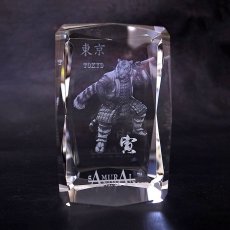 Photo1: Image Premium Laser Crystal Figure Collection: White Tiger (1)
