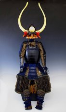 Photo2: Kuroda Nagamasa's Helmet -Buffalo Wakidachi Peach-shaped Armor *1/2 Scale*last 1 pcs remaining!!! (2)