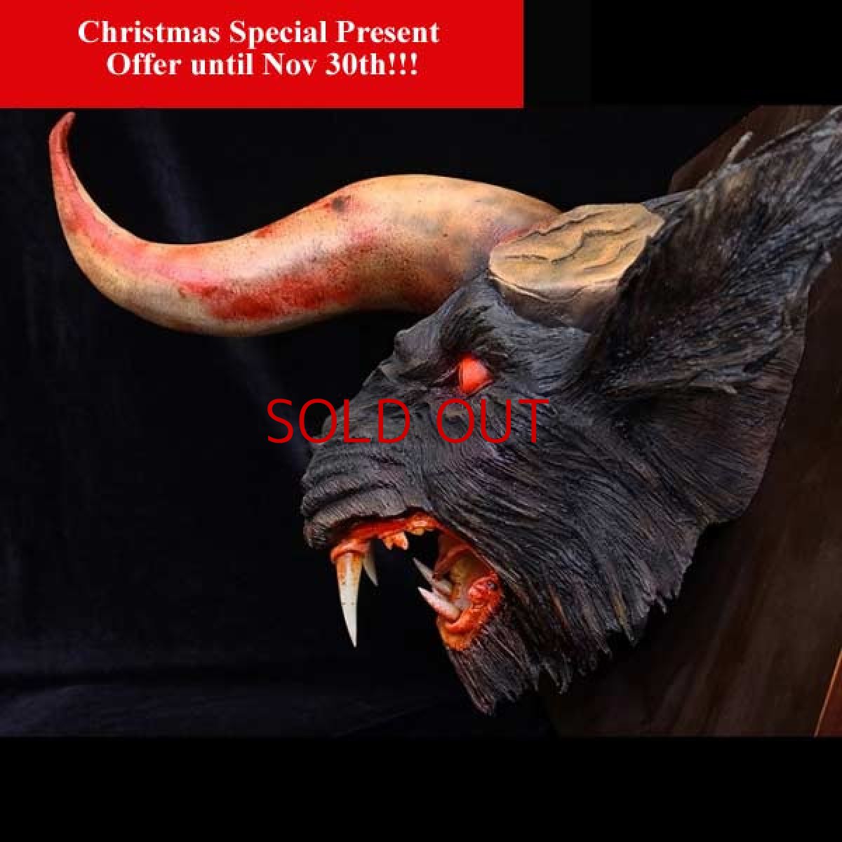Photo1: No. 429 Trophy* Bloody Version (with attach of bloody bone)*Christmas Special Present Offer*Sold Out!!! (1)