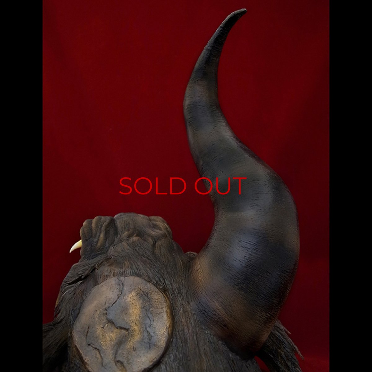 Photo5: No. 430-1 Trophy *Black Horn Version(without attachment of bone parts)*Sold Out!!! (5)