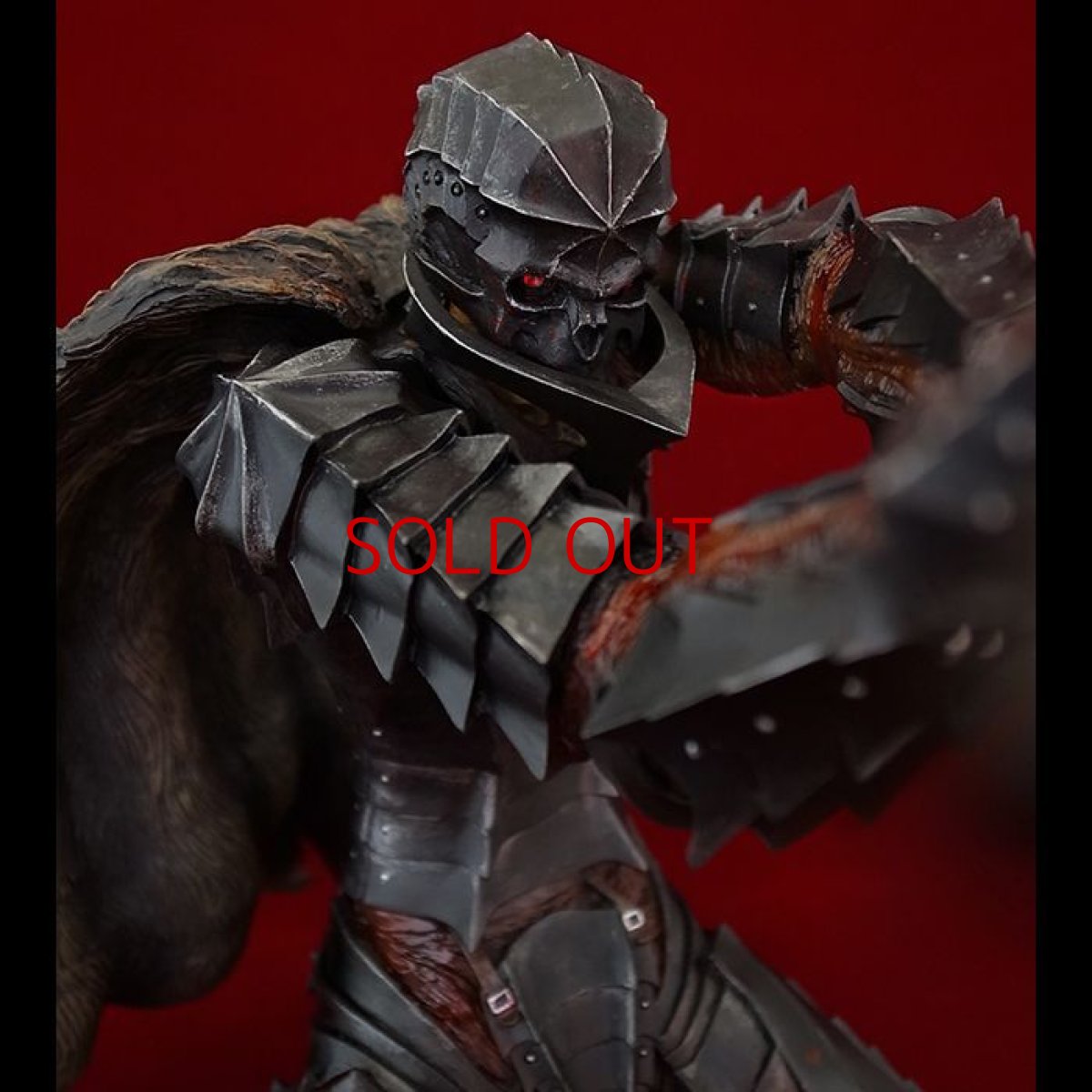 Photo1: No. 444 Armored Berserk: Skull Helmet*Black Version (with crystal parts present)*Sold Out!!! (1)