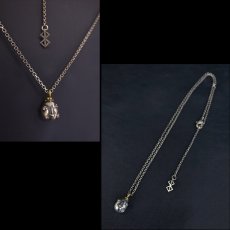 Photo3: No. 454 Beherit Silver Chain Pendant (Egg of the King/Eclipse) (3)