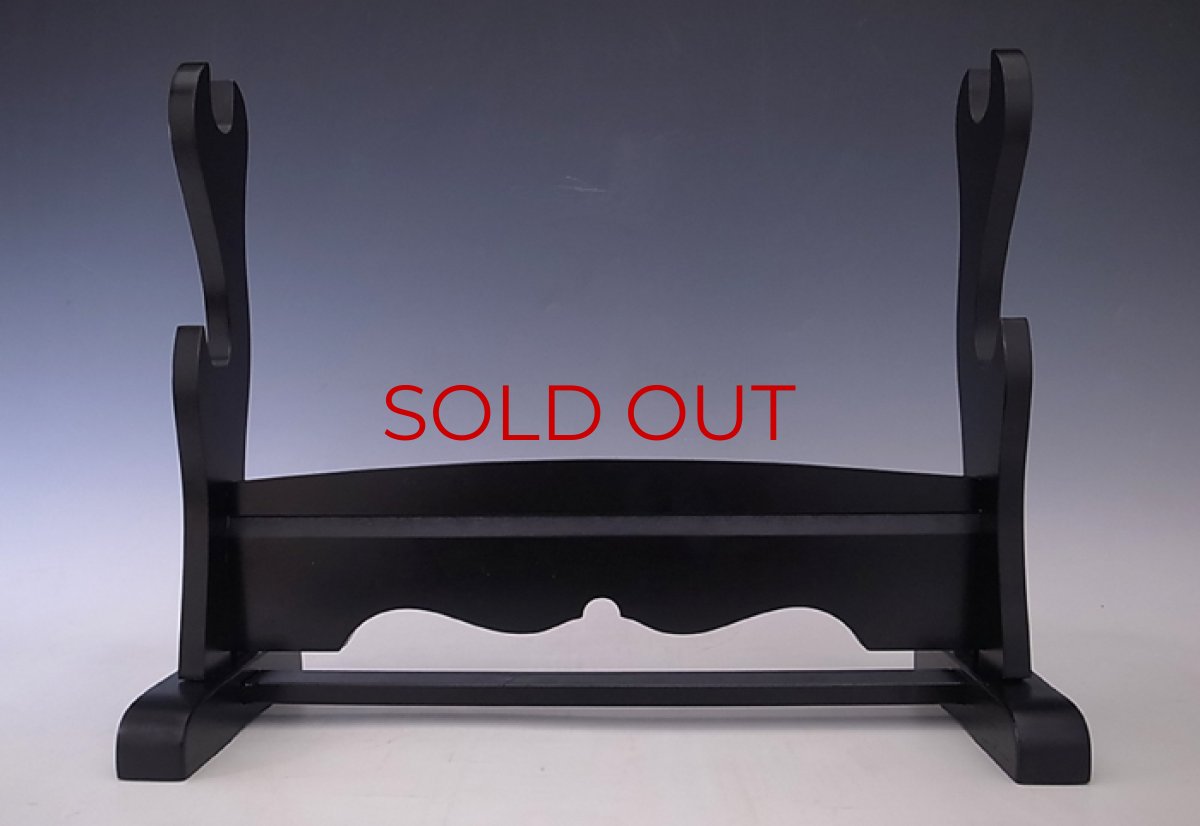 Photo4: Handmade Japanese Ninja Sword-Set Version (Red & Black)*with stand (4)