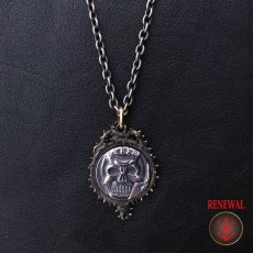 Photo1: No.309 Skull Knight *Silver Pendant*attachment of brand stigma (1)