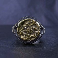 Photo1: No.310 Zodd *Silver Ring (attachment of Zirconia*stone-filled) (1)