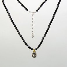 Photo4: No.273 Beherit Silver Pendant: Eclipse(Shoku) (Onyx Version)*attachment of brand stigma (4)