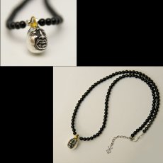 Photo3: No.273 Beherit Silver Pendant: Eclipse(Shoku) (Onyx Version)*attachment of brand stigma (3)