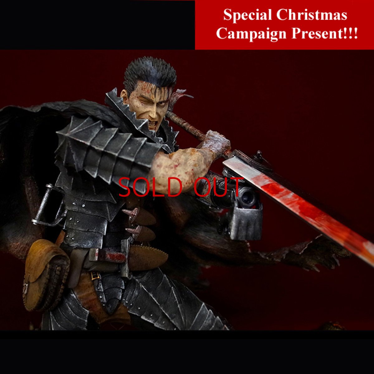 Photo1: No. 438 Guts -The Spinning Cannon Slice 2016- 1/6 Scale *Black Repainting Version*Sold Out!!! (1)