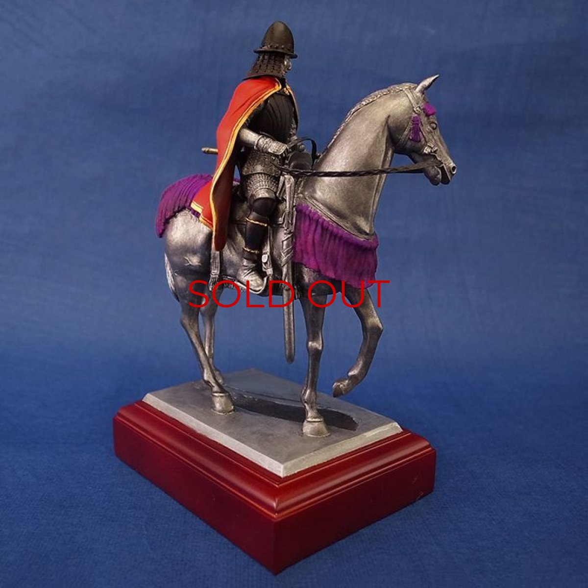 Photo3: [Samurai Statue]  Oda Nobunaga *Red Mantle Version (3)