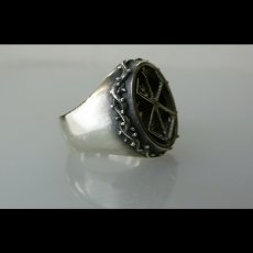 Photo3: No.477 The Skull Knight & Mark of Sacrifice Silver Ring (3)