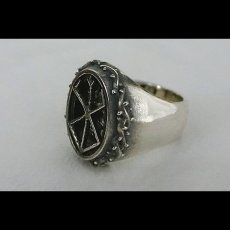 Photo4: No.477 The Skull Knight & Mark of Sacrifice Silver Ring (4)